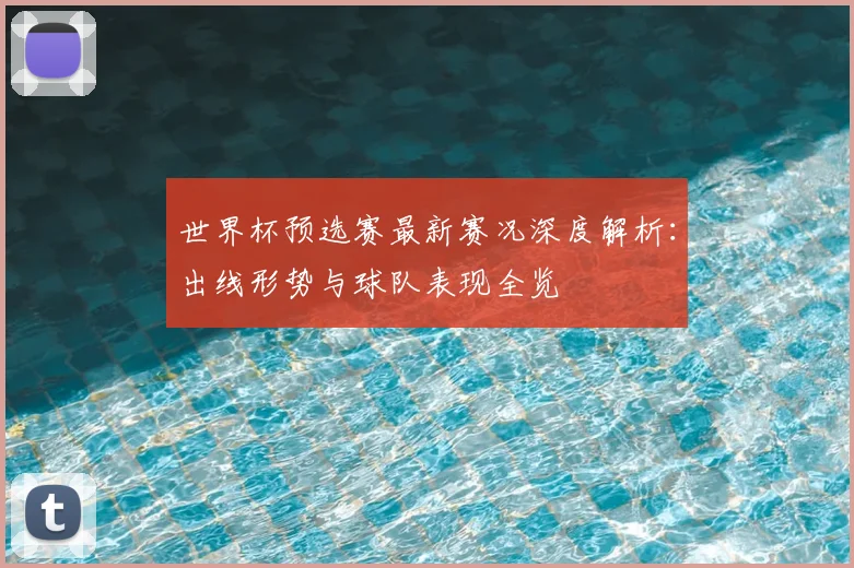 世界杯预选赛最新赛况深度解析：出线形势与球队表现全览