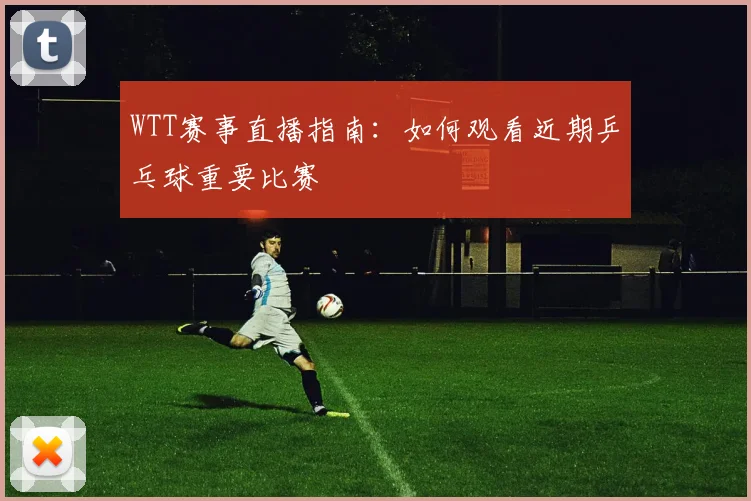 WTT赛事直播指南：如何观看近期乒乓球重要比赛